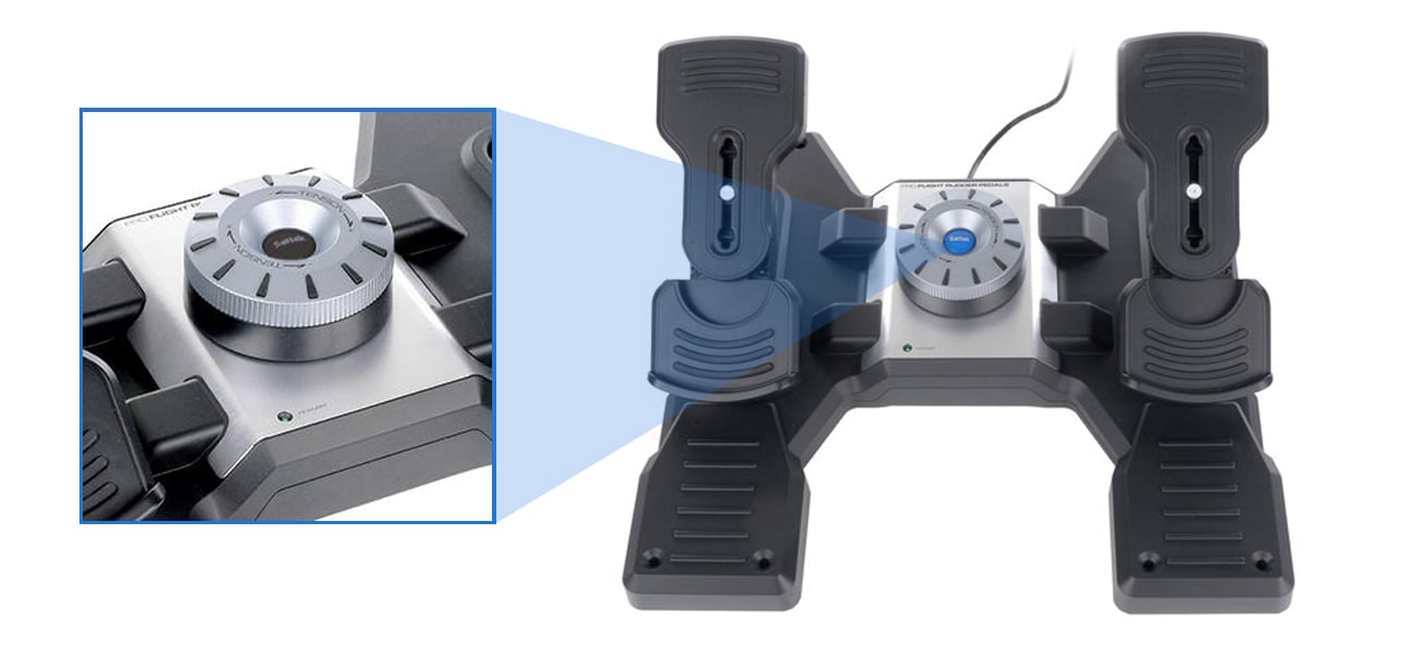 Logitech G Saitek PRO Flight Rudder Pedals - Joysticki